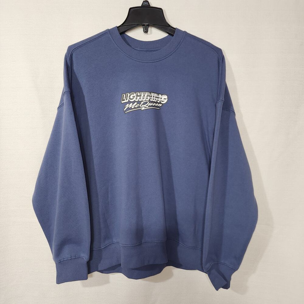 Disney Lightning McQueen Dark blue sweatshirt men size Small